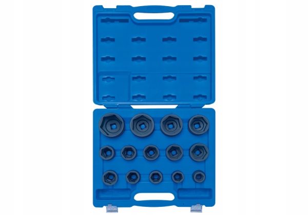 KING TONY ZESTAW NASADEK UDAROWYCH 3/4" 14CZ. 6-KĄT 24-65MM WALIZKA 6424MP