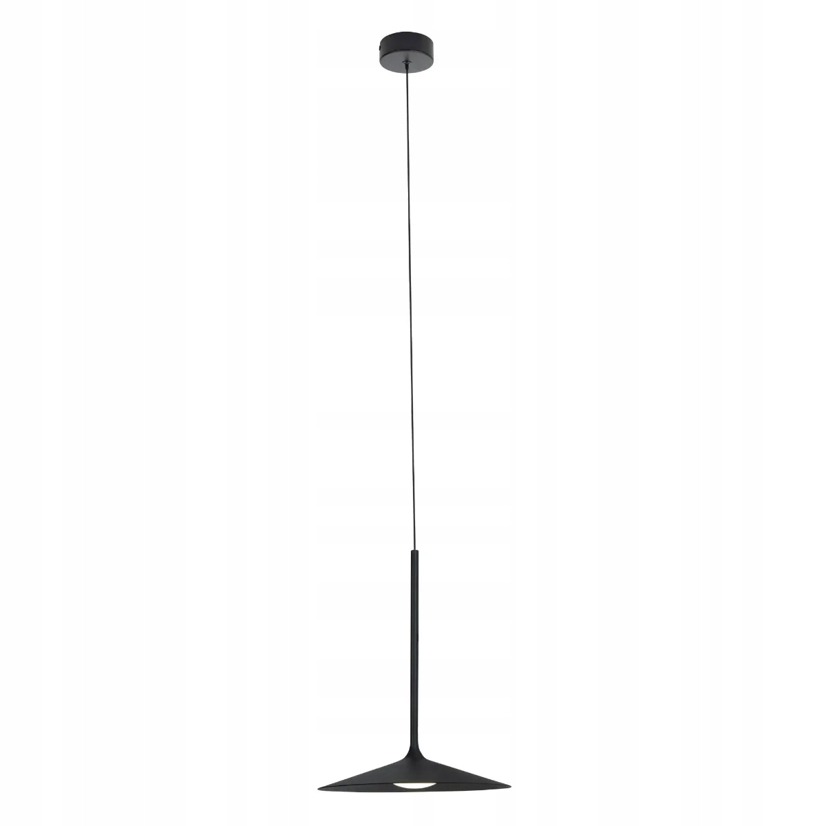 Industriální závěsná lampa černá minimalistická, kulatá nad stůl Maxlight