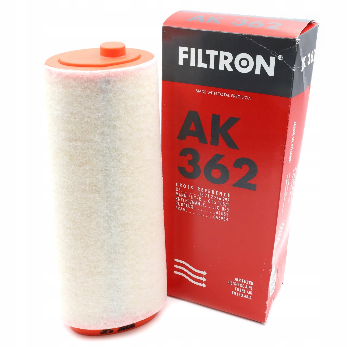

Filtr Powietrza Filtron AK362