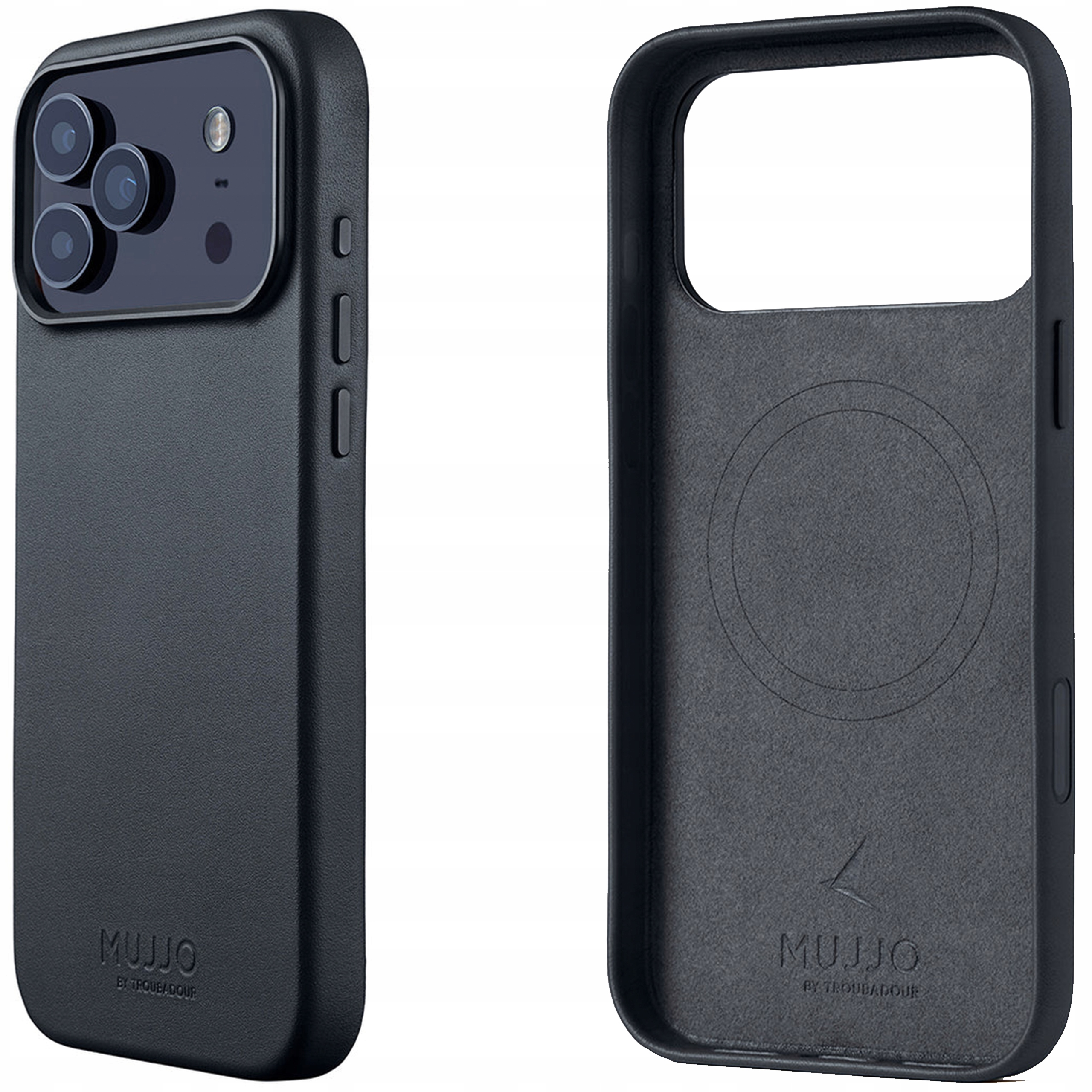 Mujjo Leather Case Etui Skórzane z MagSafe do iPhone 17 Pro Max Obudowa