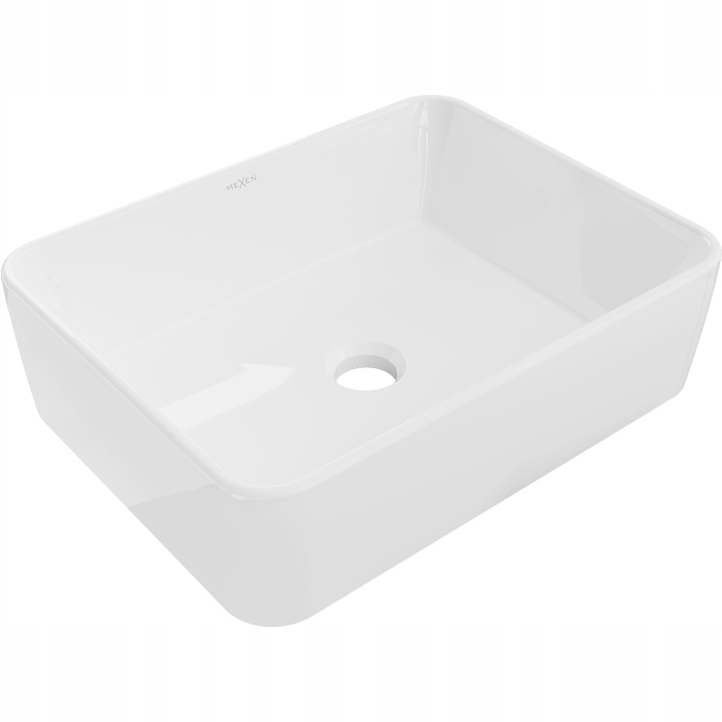 Mexen Catia umyvadlo na desku 48 x 37 cm, Bílá 21314800