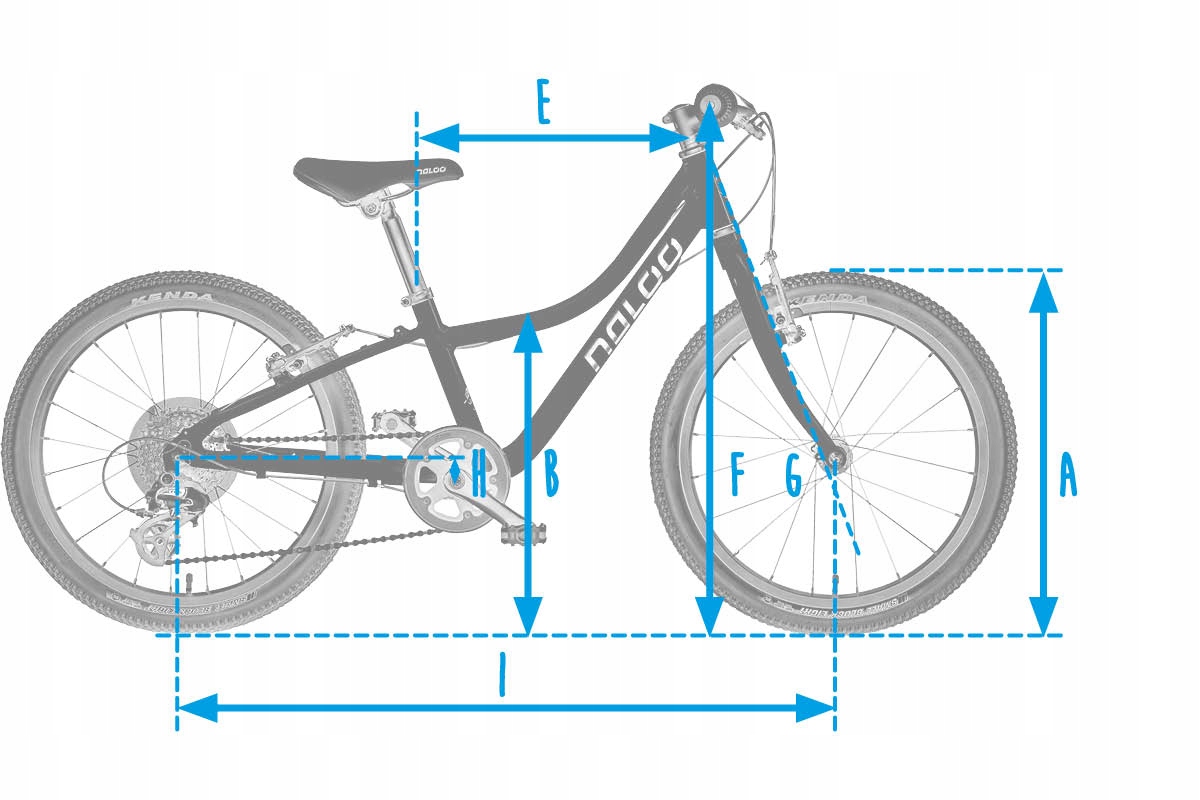LEKKI ROWER DZIECIĘCY NALOO MK2 20'' ZIELONY Kolor pomarańczowy