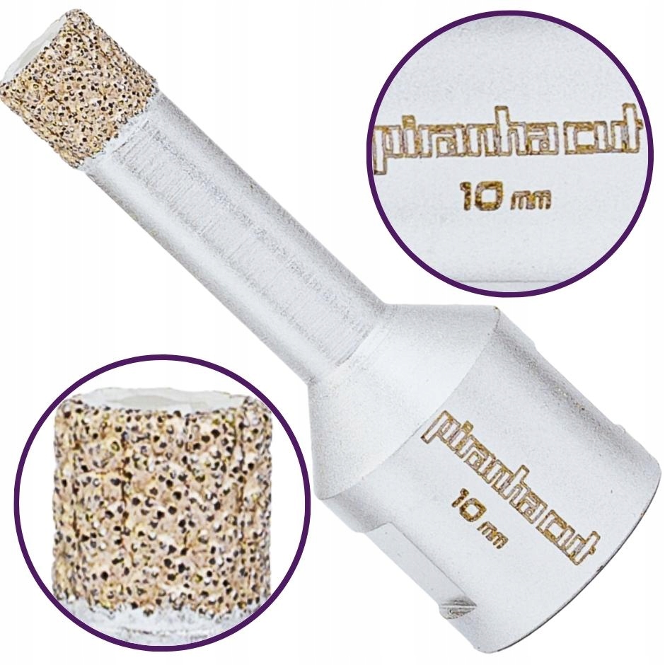 

Piranhacut Koronka wiertło diamentowe grs M14 10mm