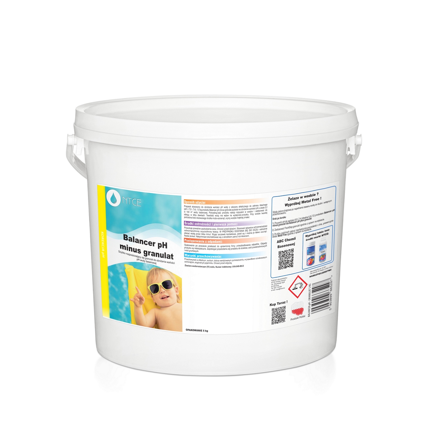 

Ntce regulator pH- minus 5kg chemia do basenu