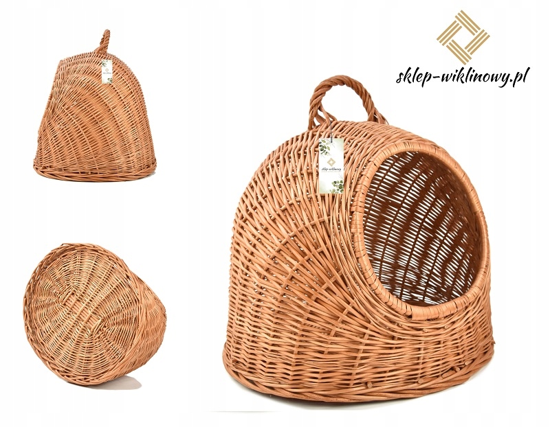 Pelíšek Proutěná bouda pro kočky nebo psa 40 cm