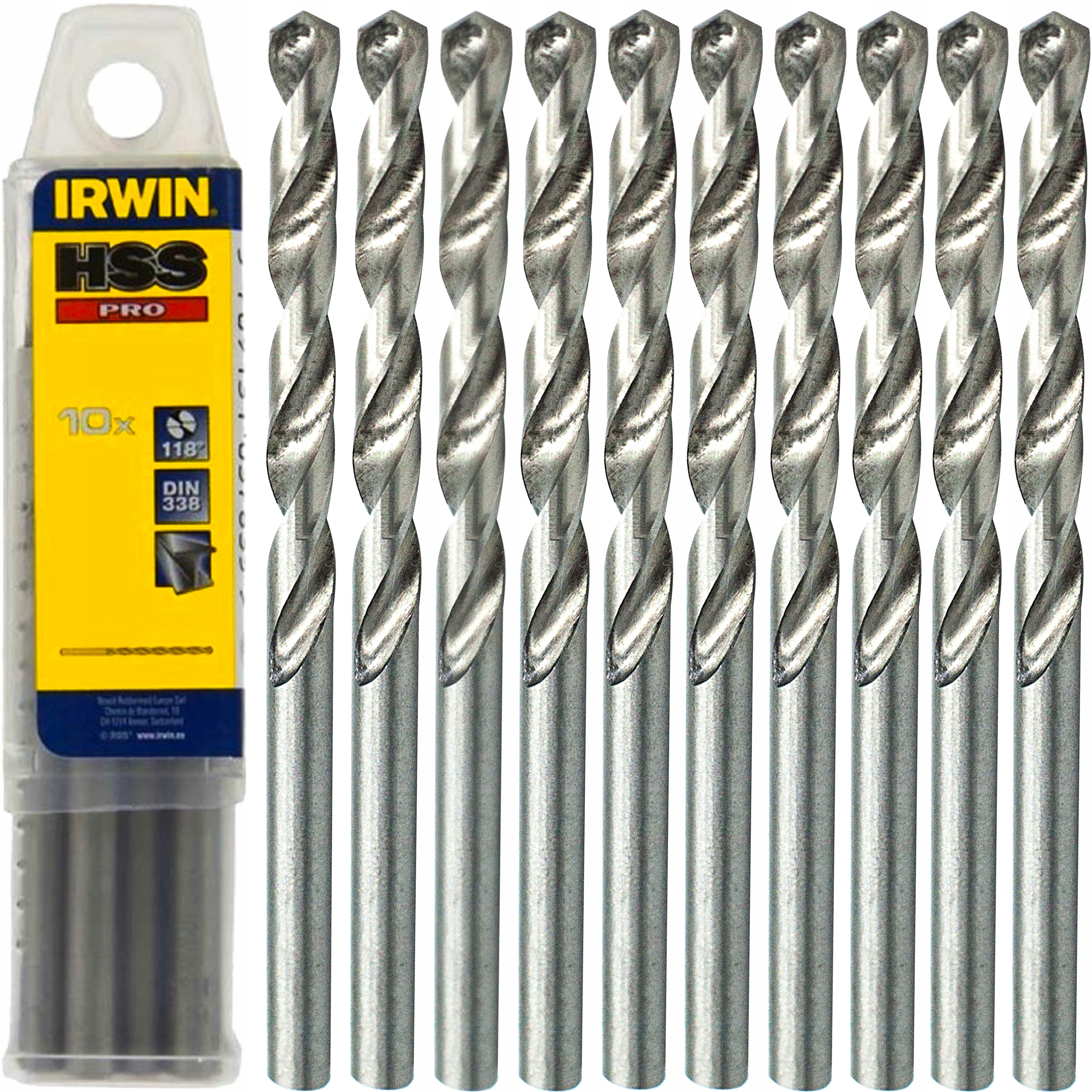 

Wiertło Do Metalu Stali Hss Zestaw Wierteł 4.0 10e