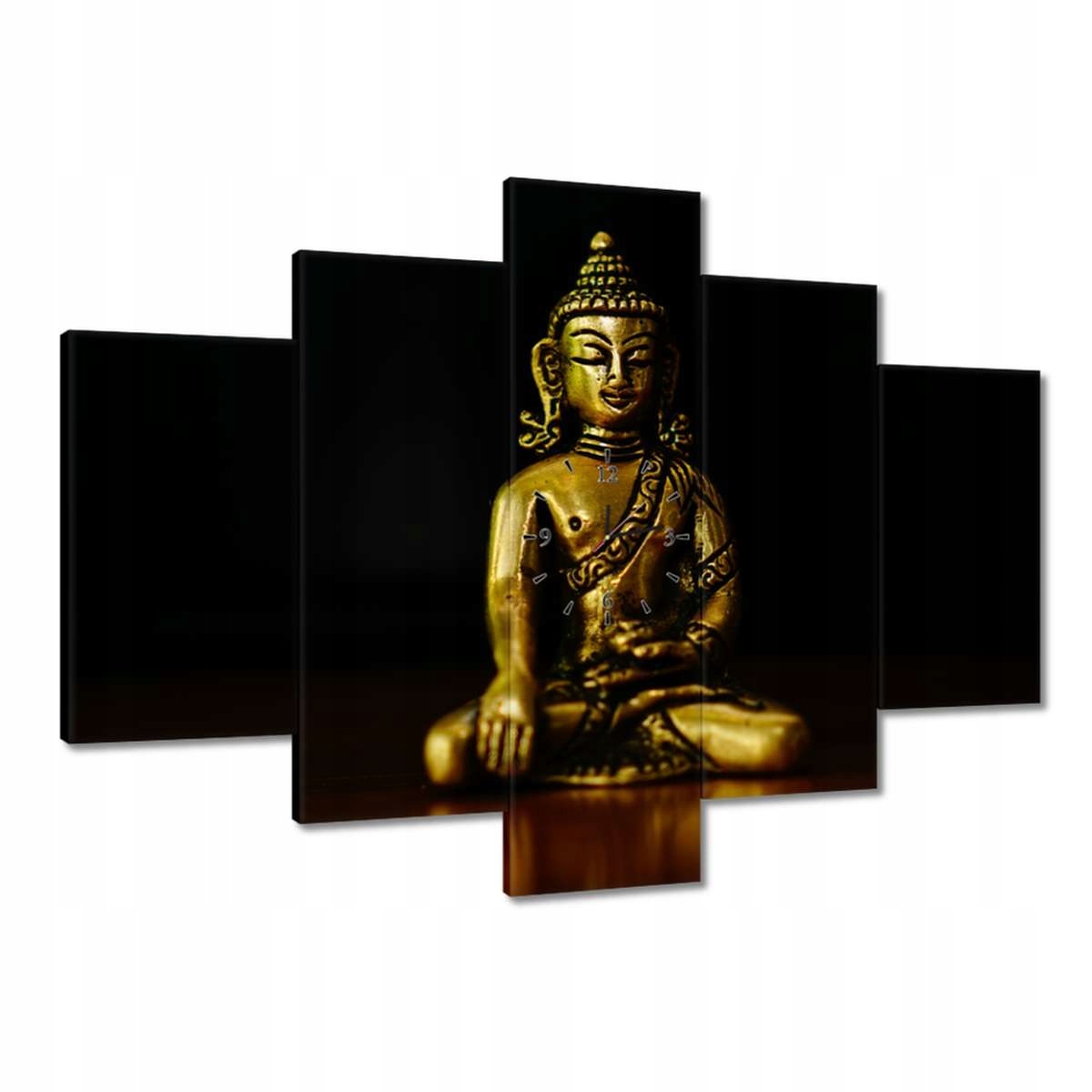 Hodiny 150x105 Zlatý Budha Buddha Zlato