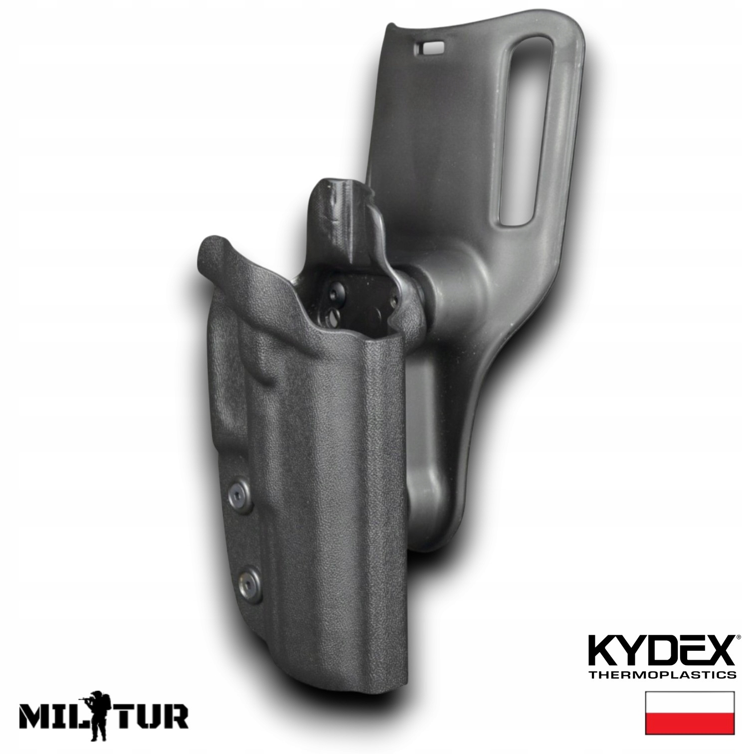 Kabura Springfield Echelon czarna kydex - montaż MID RIDE | MILTUR PL