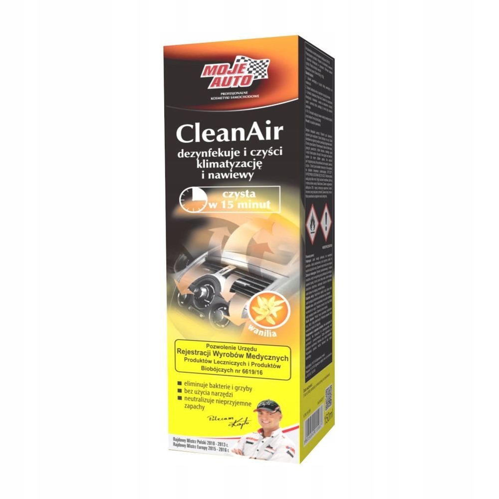 

Mojeauto Odgrzybiacz Do Klimatyzacji Wanilia 150ML