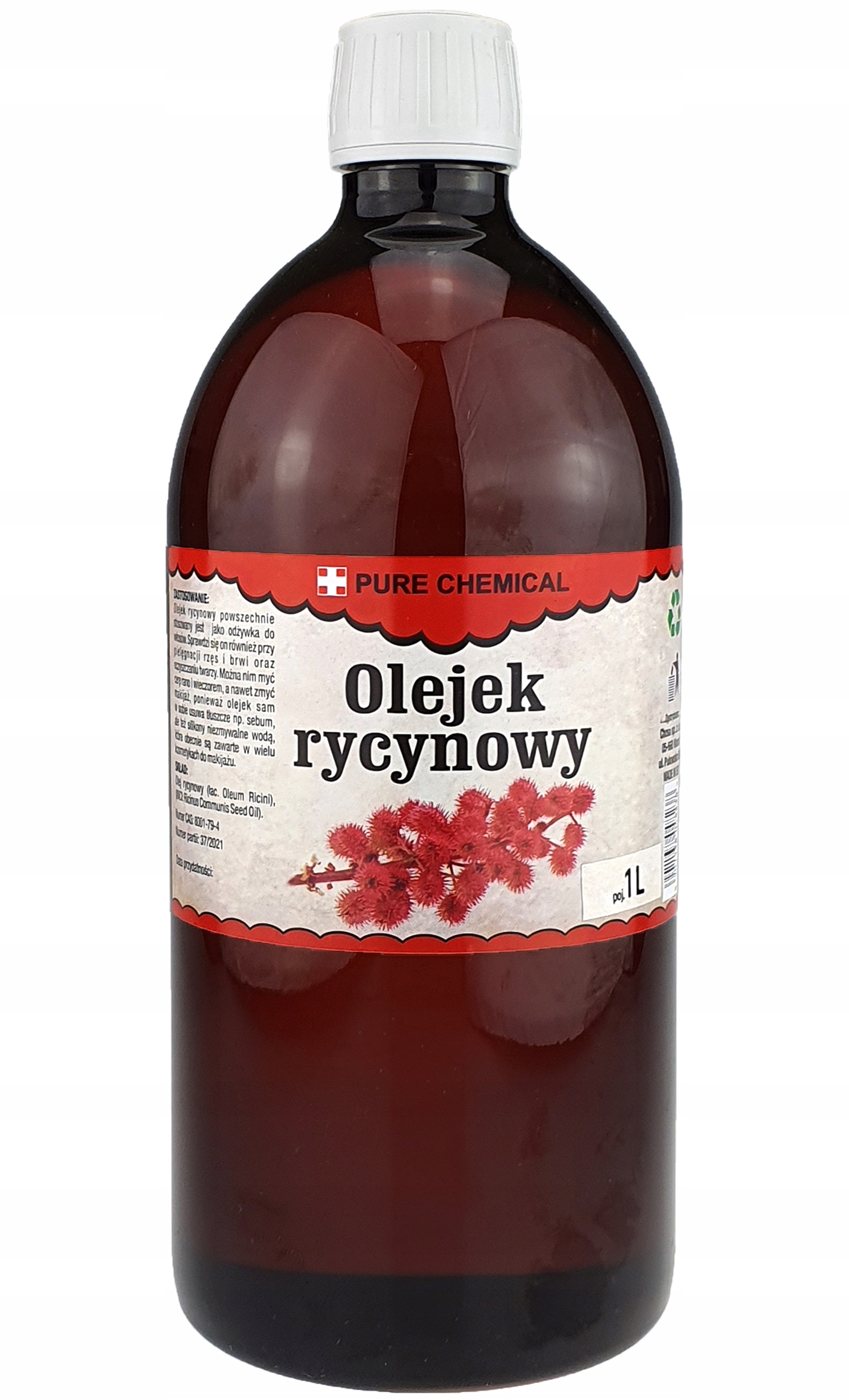 OLEJ RYCYNOWY NIERAFINOWANY TŁOCZONY NA ZIMNO NATURALN Z INDII 1L EAN (GTIN) 5901138049181