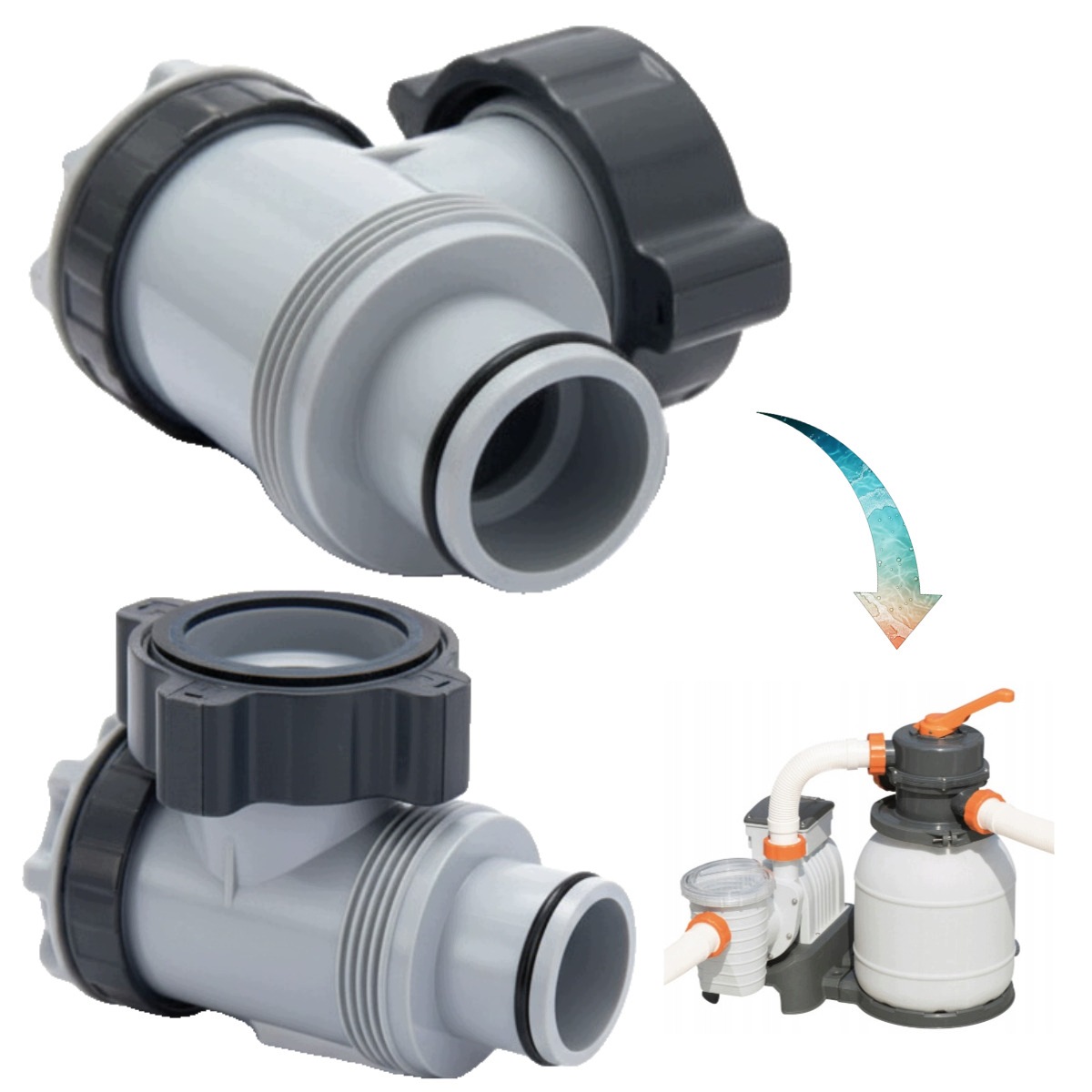 Bazénový ventil pro pískovou pumpu 58497 Bestway Flowclear kohoutek pro hadice