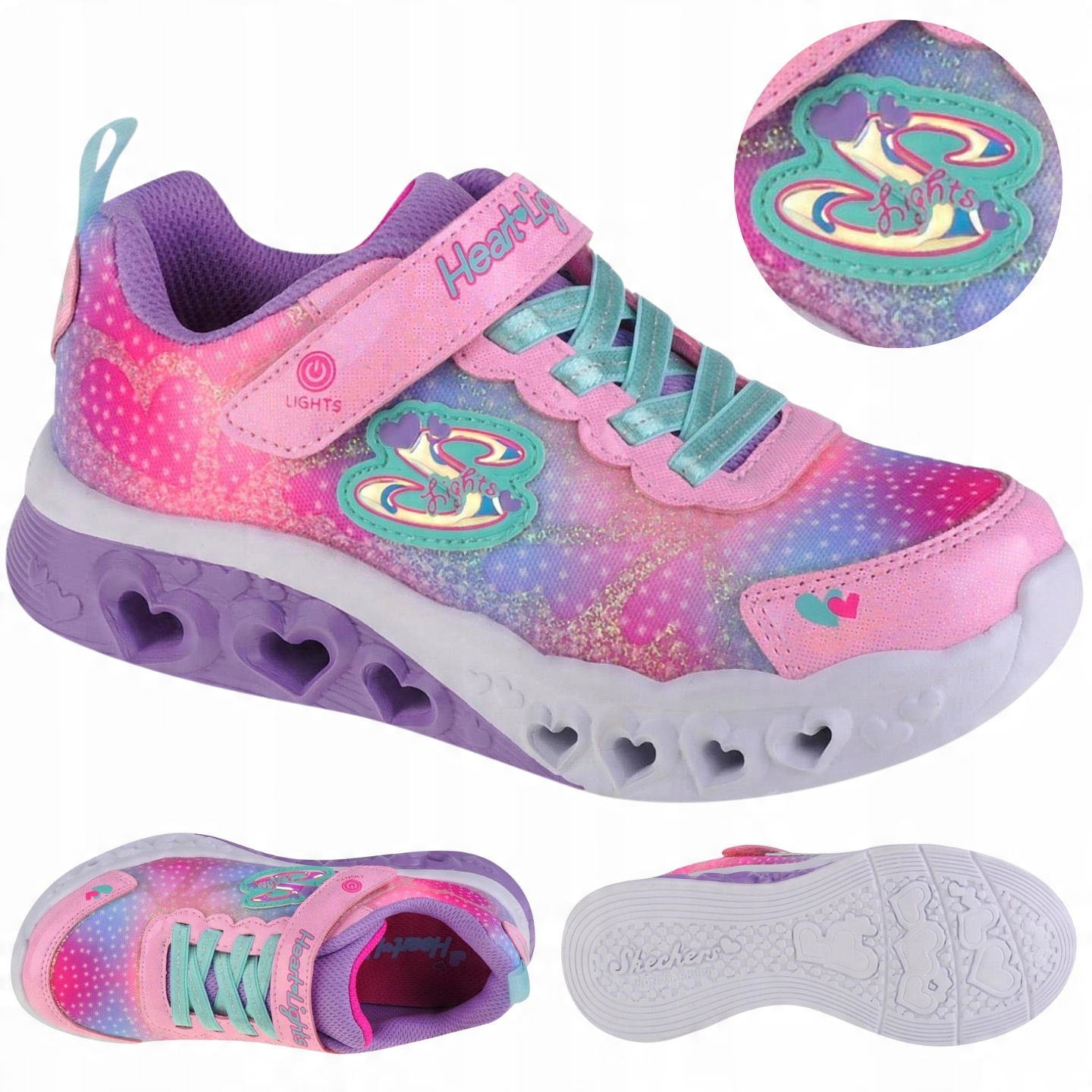 

Skechers buty dla dziewczynki Świecące Led