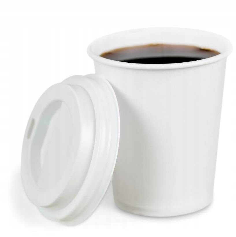 Kubek papierowy biały 250 ml 50 szt Kawa Napoje Stan opakowania oryginalne