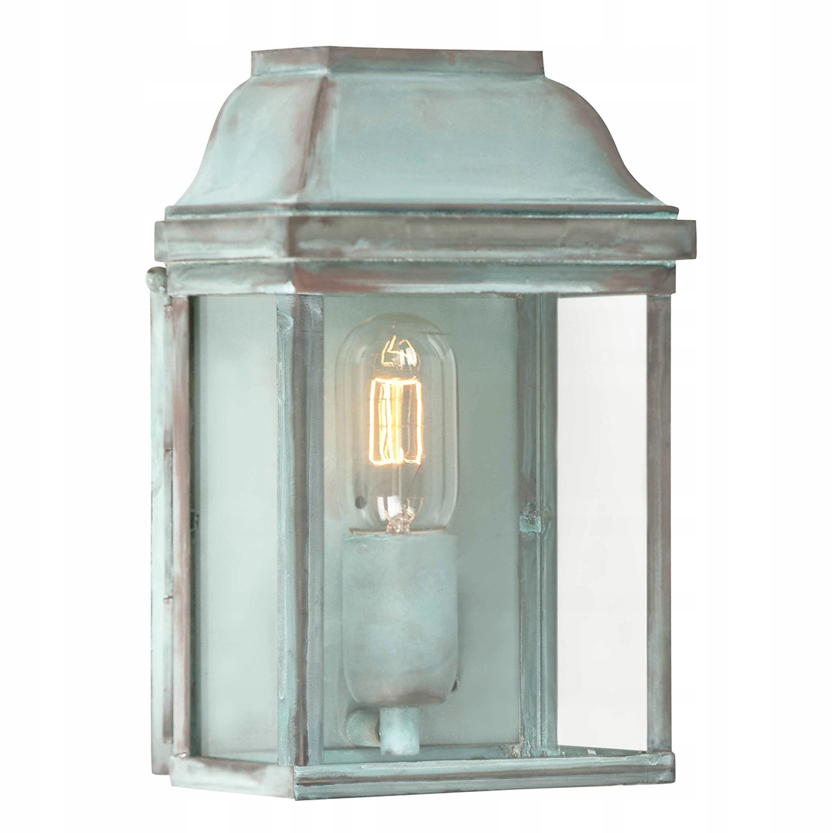 Nástěnná venkovní lampa skleněná klasická IP44 Elstead