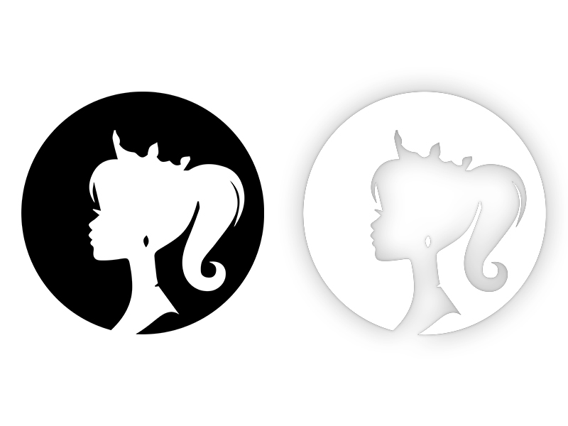 BARBIE - Naklejka na samochód na auto KOLOR