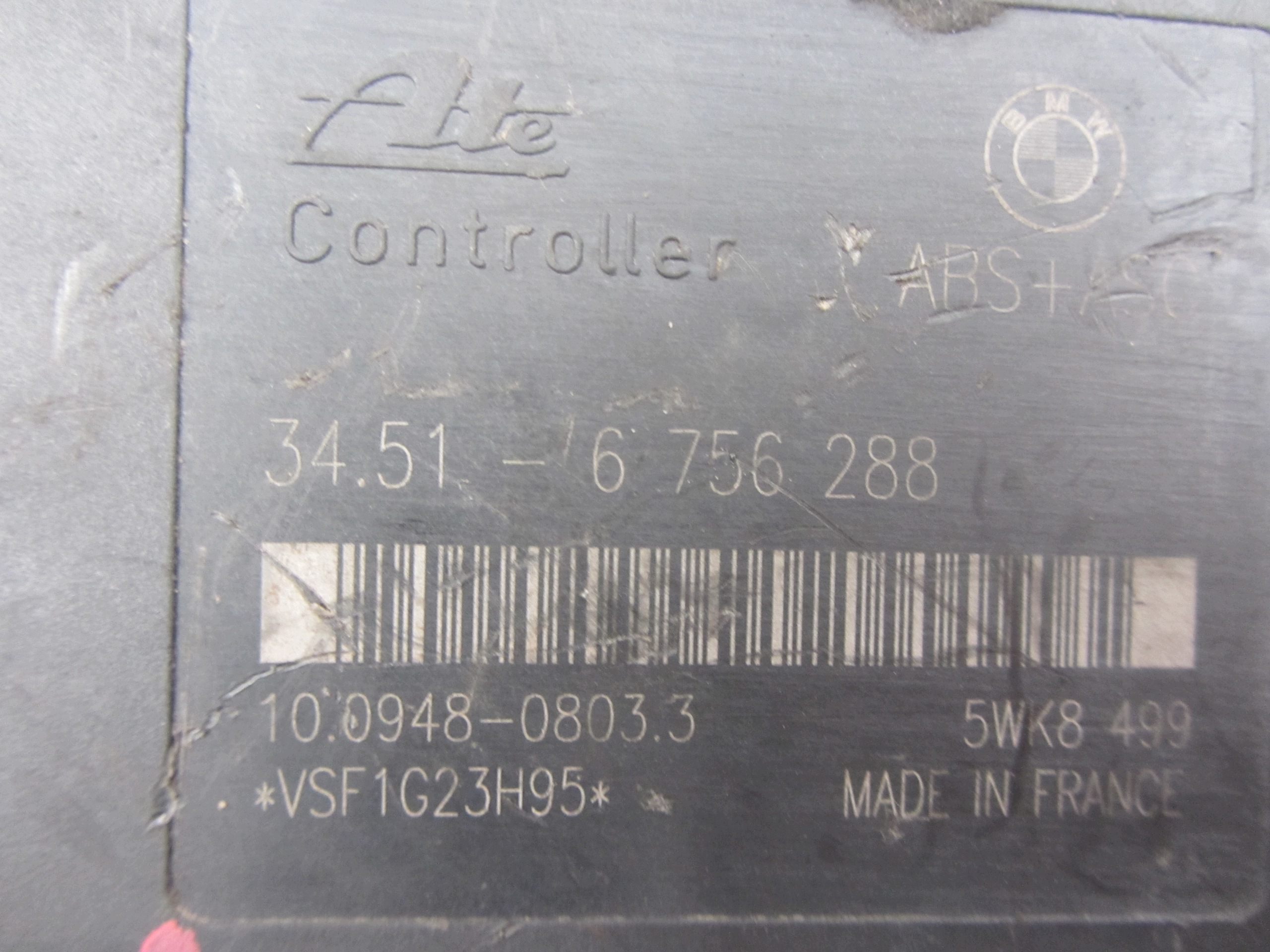 BMW 3 E46 unité de commande électronique uce ABS module 6756288 pompe DSC frein 34516756286