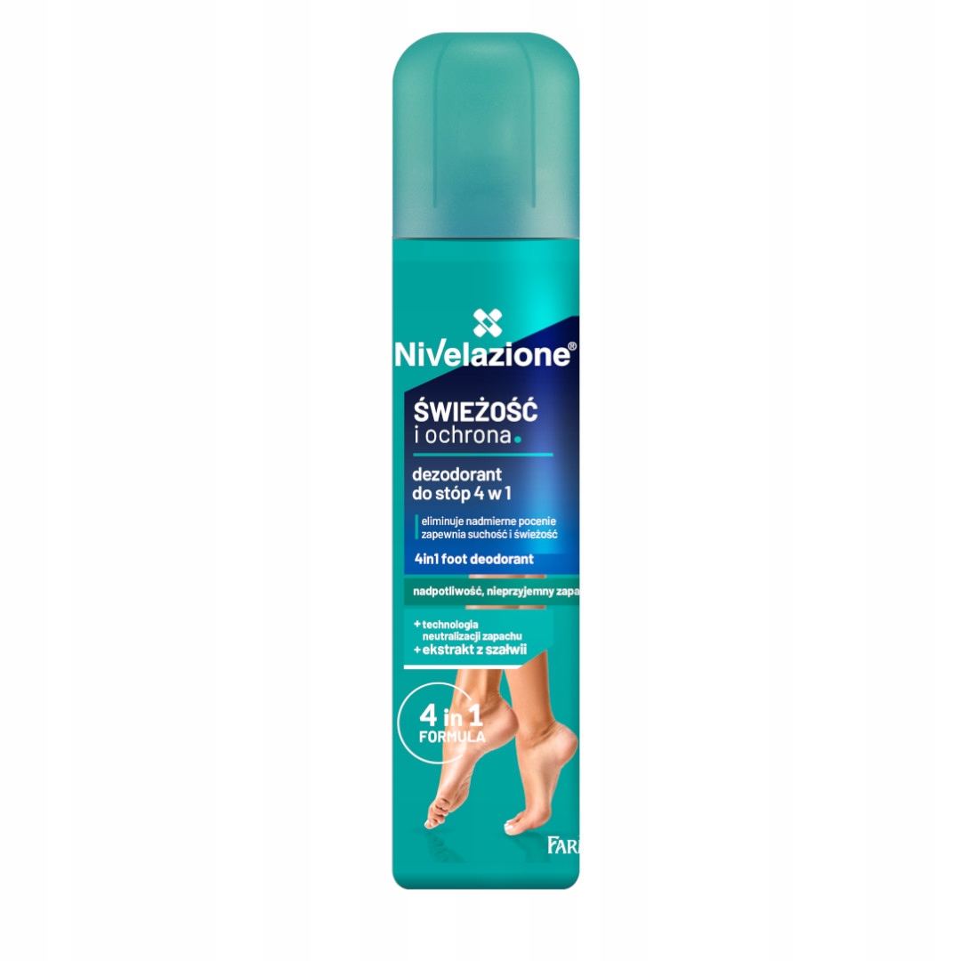 NIVELAZIONE Dezodorant do stóp 4w1 180ml + GRATISY