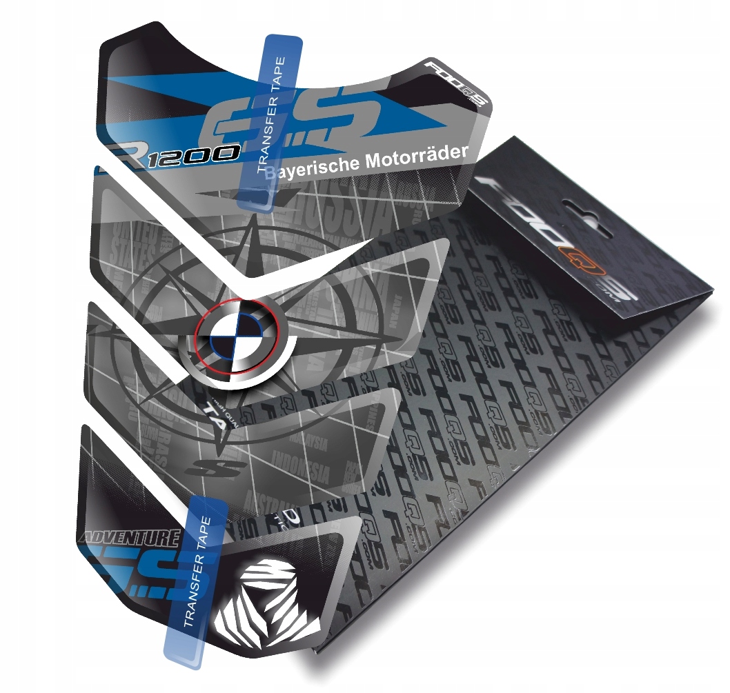 Tank-pad od firmy Fooqs pro Bmw R 1200 Gs Adventure Modrý