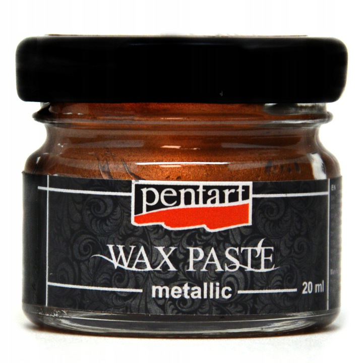 Pasta woskowa Pentart metallic-20ml Ogniste Złoto