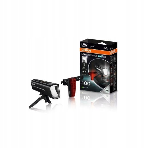 Sada Cyklistických Světel Přední Zadní Osram LEDBL103 Set