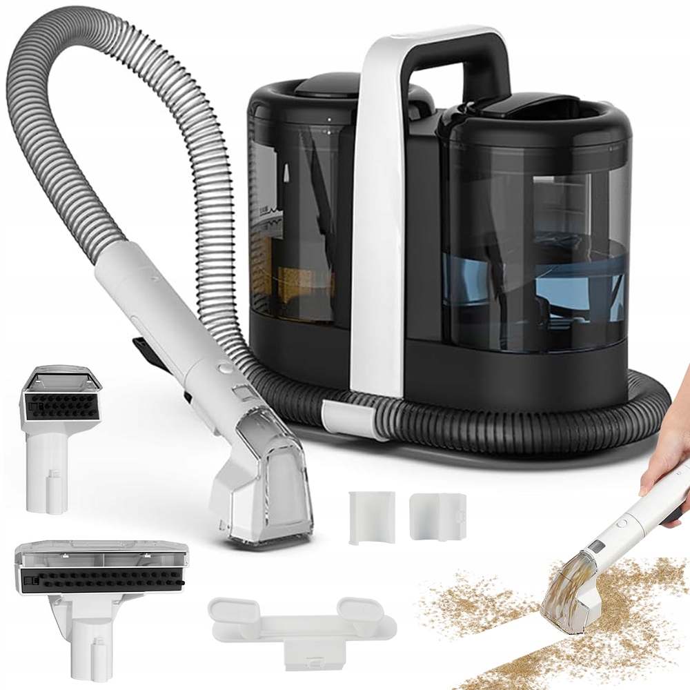 Vysavač Na Čalounění Koberců Mokré Suché Vysávání Sada Sacího Hubice Spot Clean
