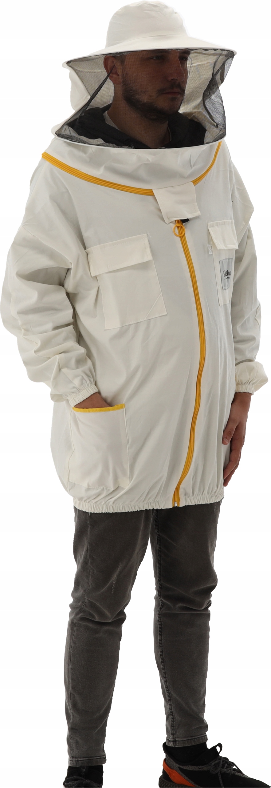 BLUZA PSZCZELARSKA ZASUWANA KAPELUSZ ODPINANY BLUZA BAWEŁNIANA ROZMIAR XL Rozmiar XL