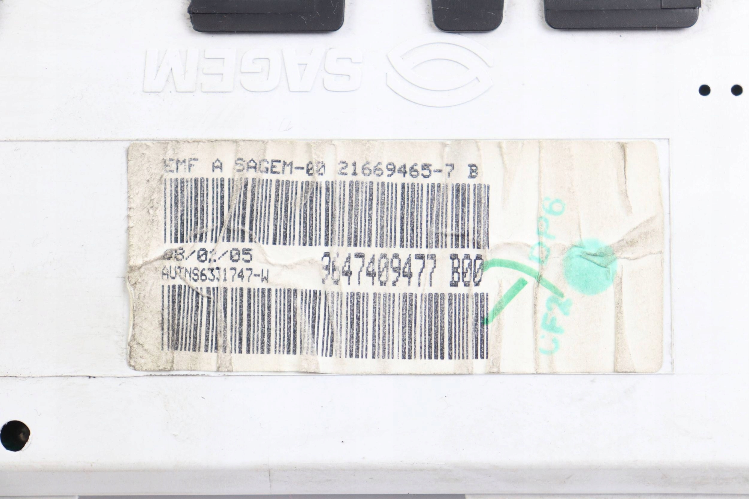 CITROEN C2 C3 display LCD RADIA clock 03-09 9647409477