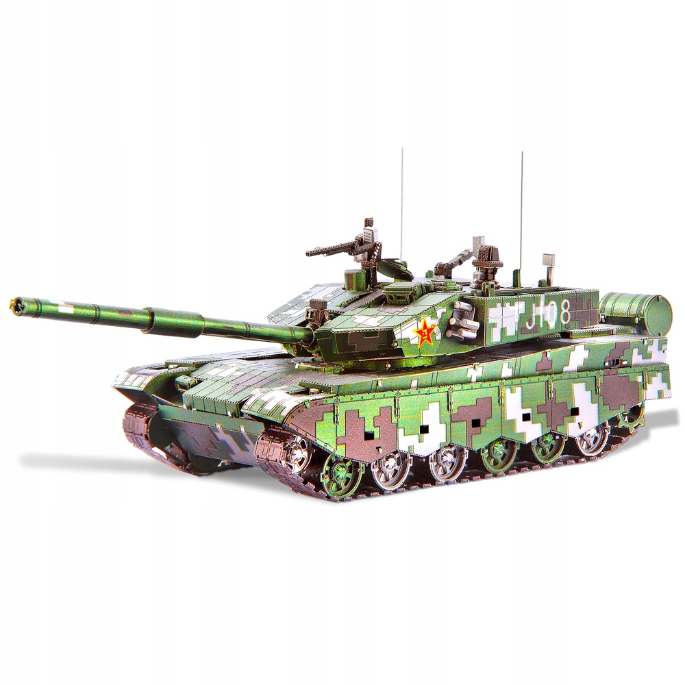 Piececool Puzzle Metalowe Model3D Czołg Bojowy 99A Na Prezent