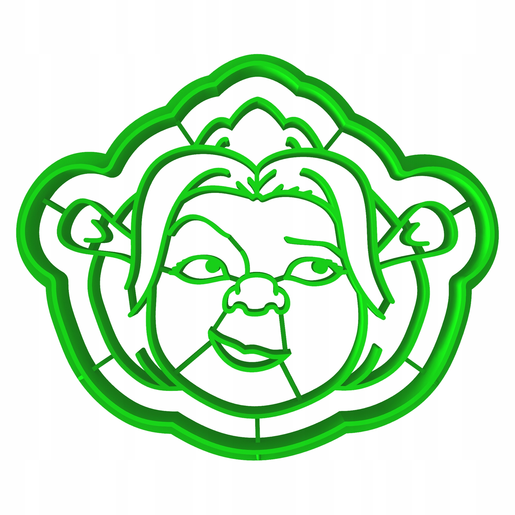 

Foremka Wykrawacz Stempel do ciastek Shrek Fiona 1