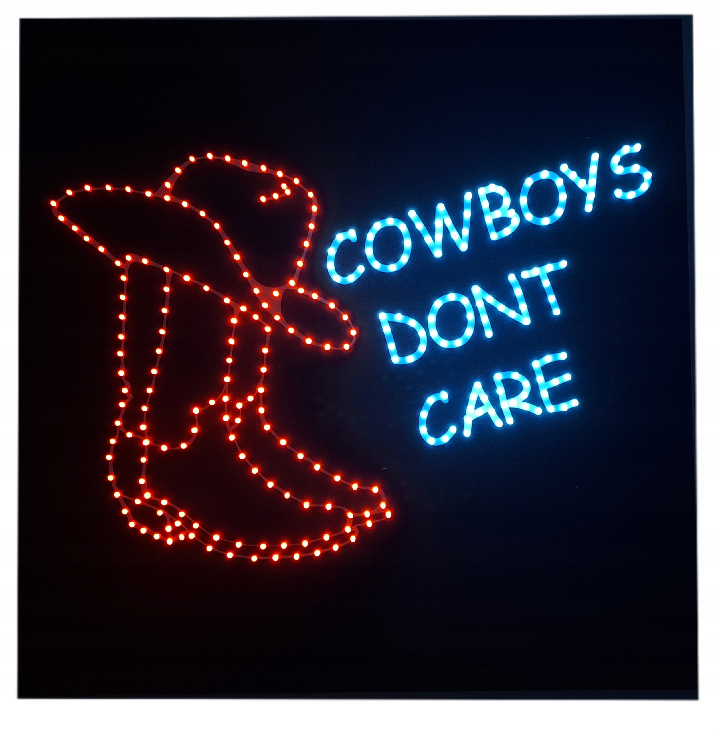 Led diodová tabule nad postel covboy dont care př: scania man daf volvoTIR