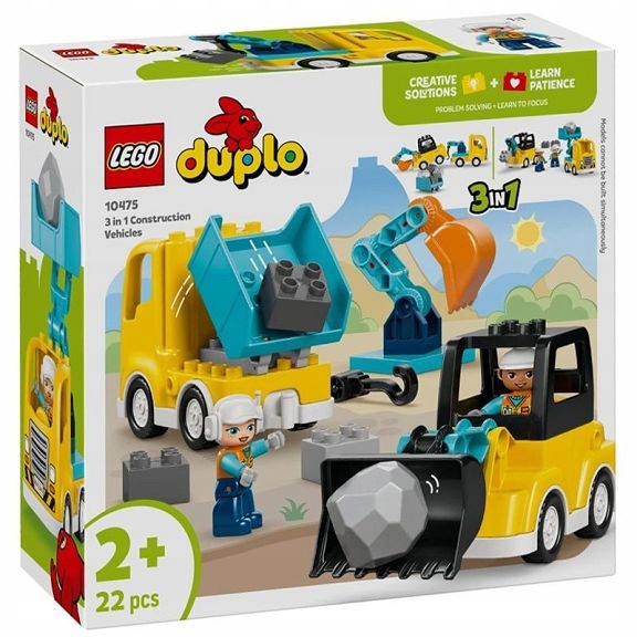 Lego Duplo Stavební stroje 3v1 10475