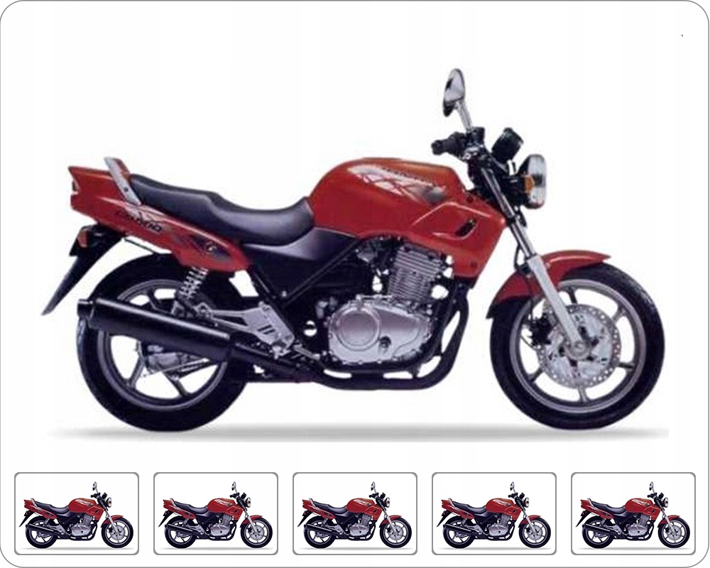 Samolepky Na Motocykl Juula Pro Honda Cb 500 1994-1995 Červené R134