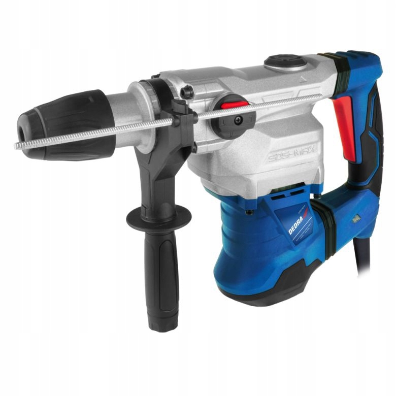 MŁOT UDAROWY MŁOTOWIERTARKAJ DEDRA SDS MAX 1500W Zasilanie sieciowe
