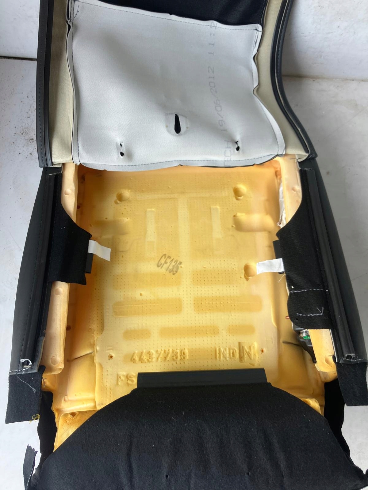OPARCIE seat right front SCENIC III semi leather BOSE