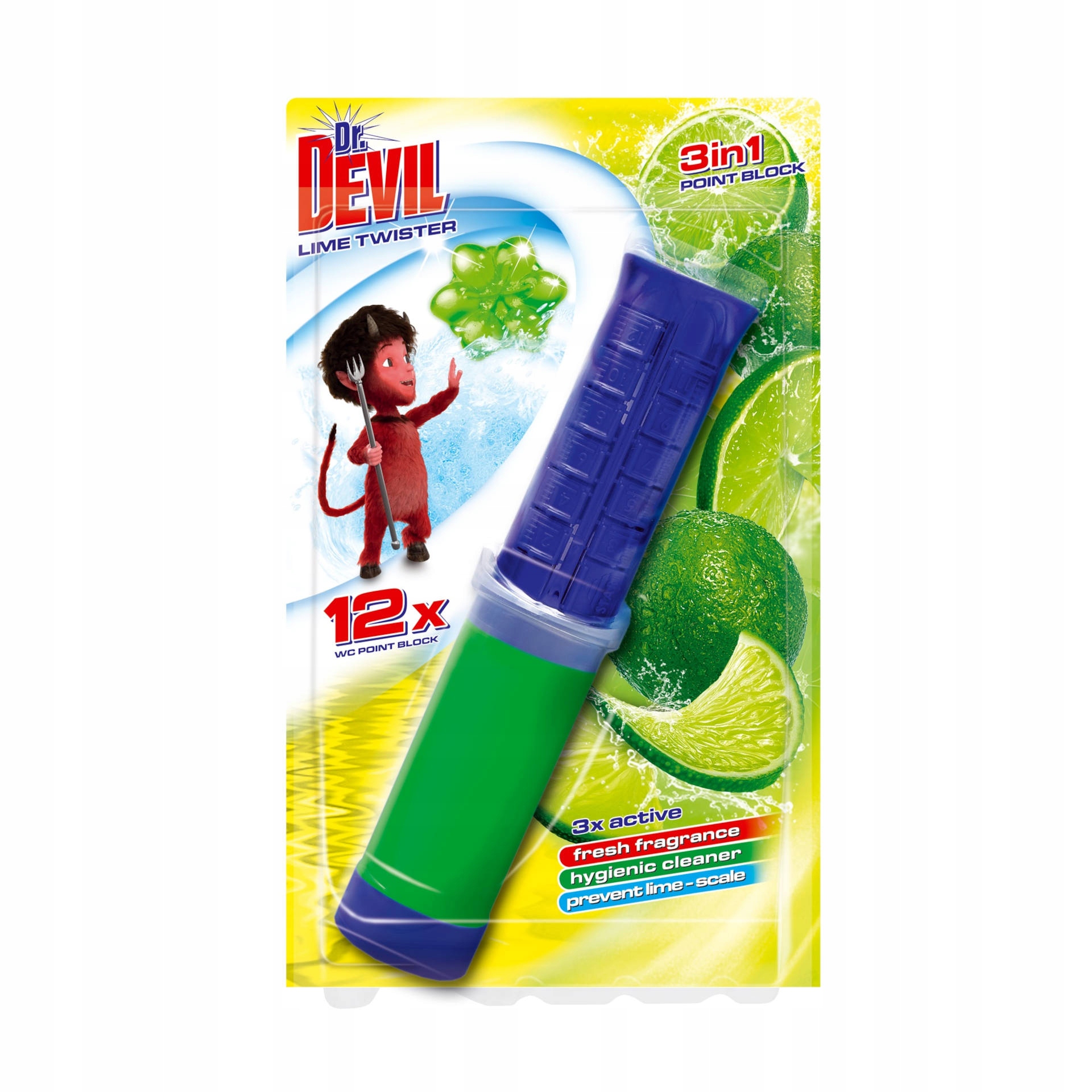 

Dr Devil Krążki do toalet Wc Lime twister 75ml