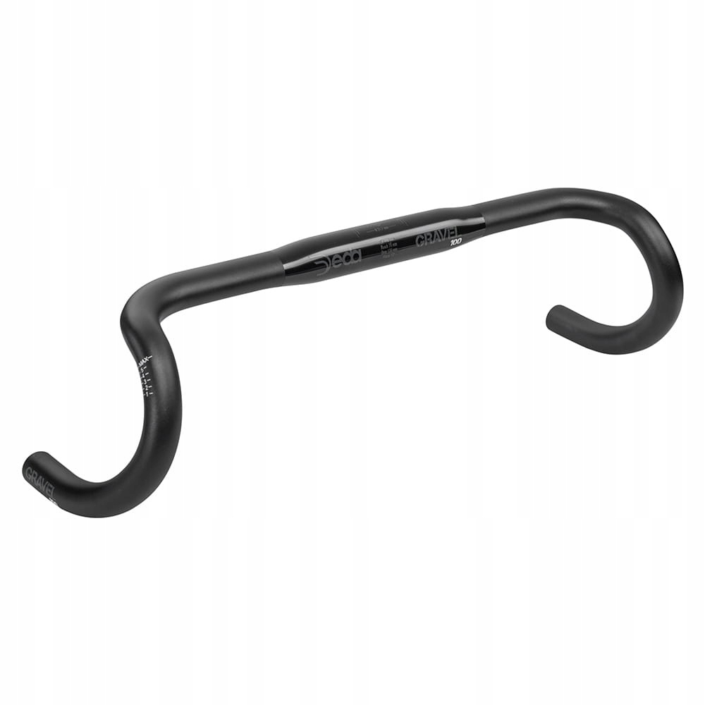 Volant pro gravelové kolo Deda Gravel100 šířka 46 černá, hliník