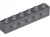 

Lego 3894 Klocek 1x6 c. szary Dbg 3894199 1szt N