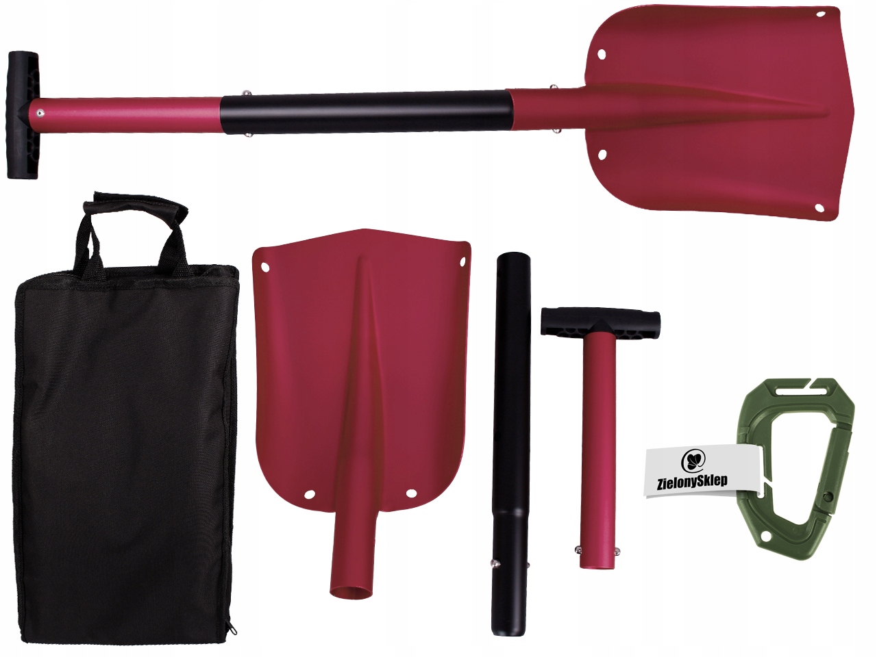 ŁOPATA DO ŚNIEGU SKŁADANA SZUFLA SAPERKA ETUI MFH + Gratis