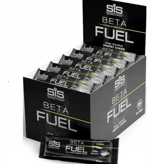 20 x Želé Sis Beta Fuel Chews Lemon příchuť Citronové želé kousátko