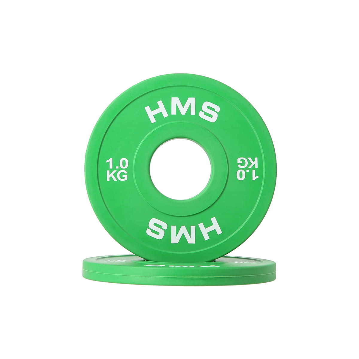 Obciążenie na gryf olimpijski talerze gumowane 2x1kg ułamkowe Hms