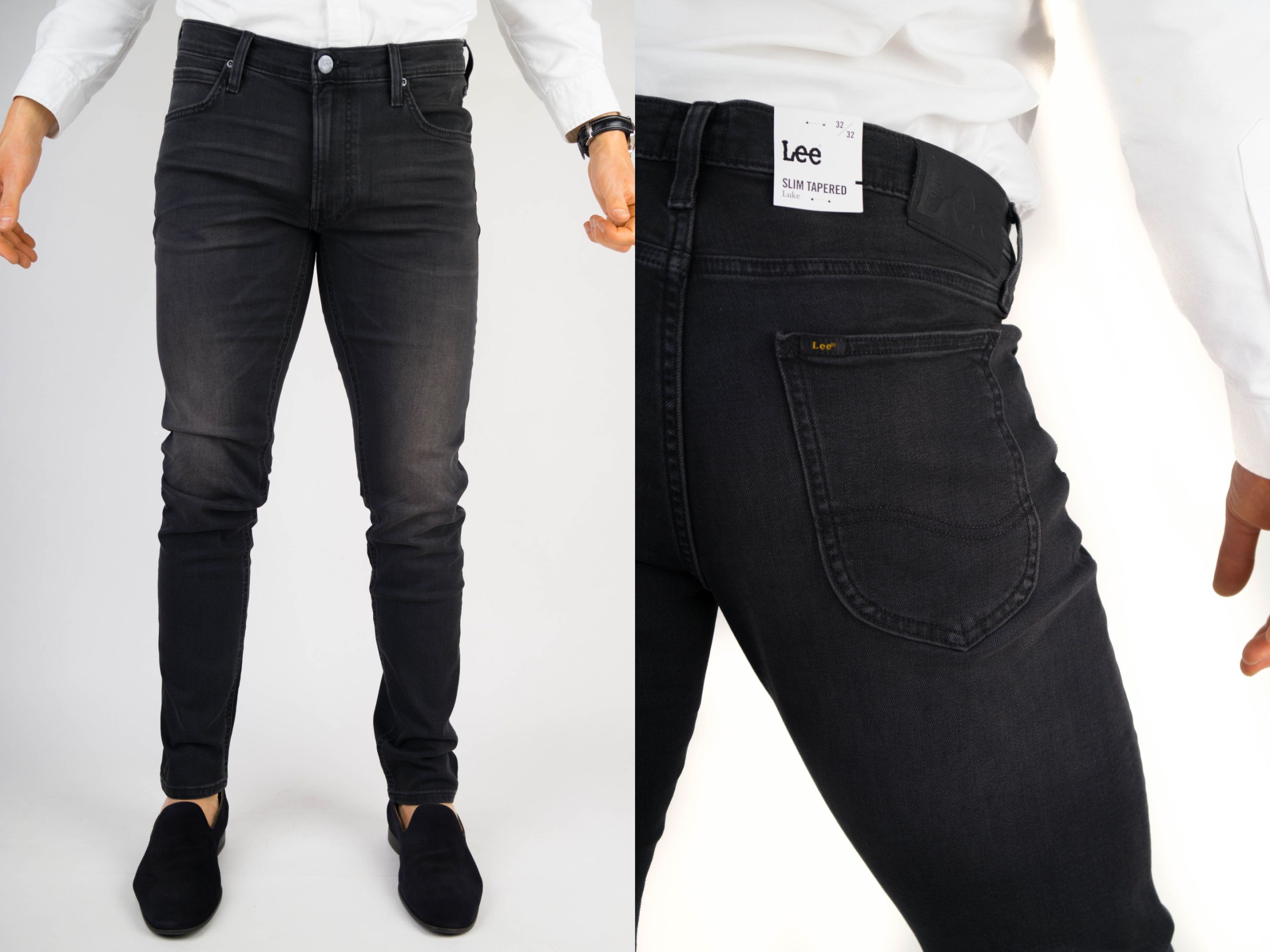

Lee Luke Slim Tapered Moto Grey W31 L32 L719IZHG