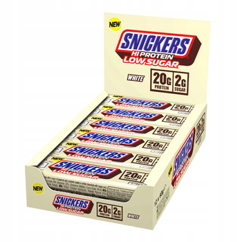 Snickers Hi Protein Low Sugar White Chocolate Balíček 12 x 57 g Proteinová Tyčinka
