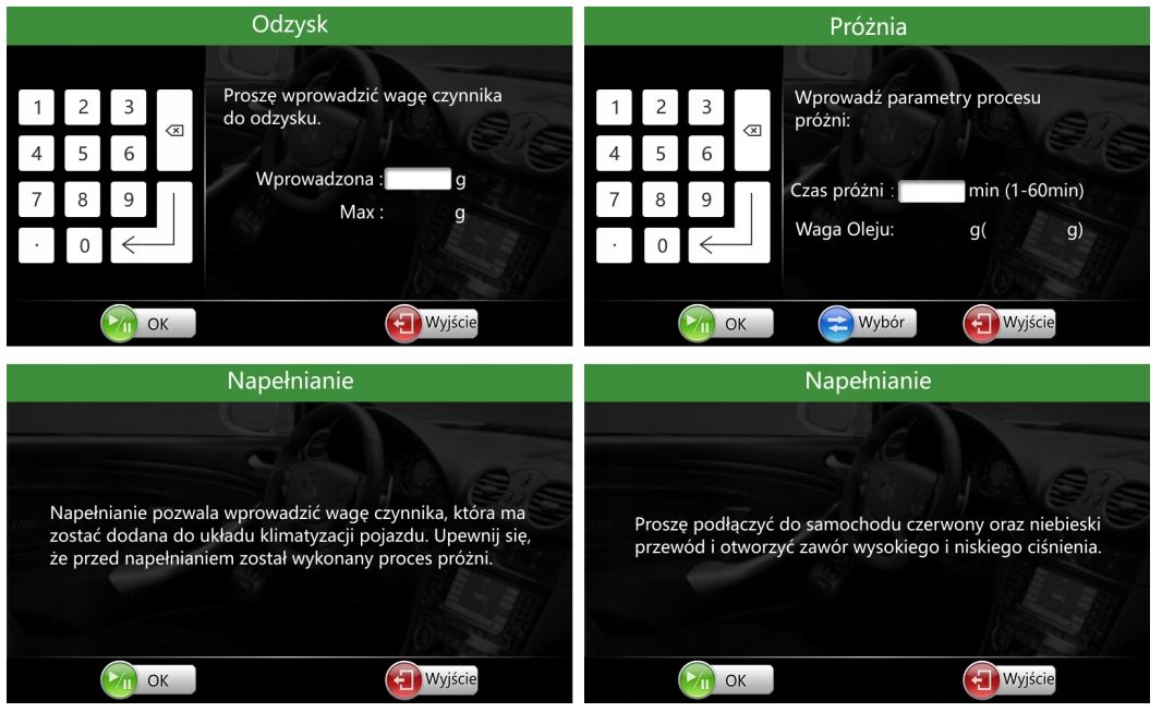 STACJA KLIMATYZACJI VIAKEN X545 AUTOMAT R1234YF Additional Features Printer Database Display 1234yf Conversion Possible