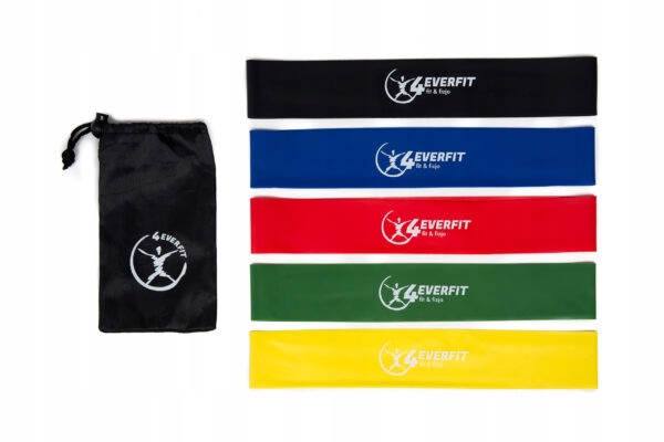 

Zestaw 5 gum treningowych Mini Band taśmy Fitness