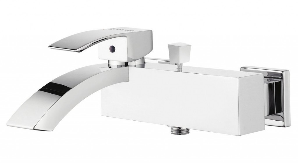 Ginko nástenná vaňová batéria, chróm (1101-10) /sm/