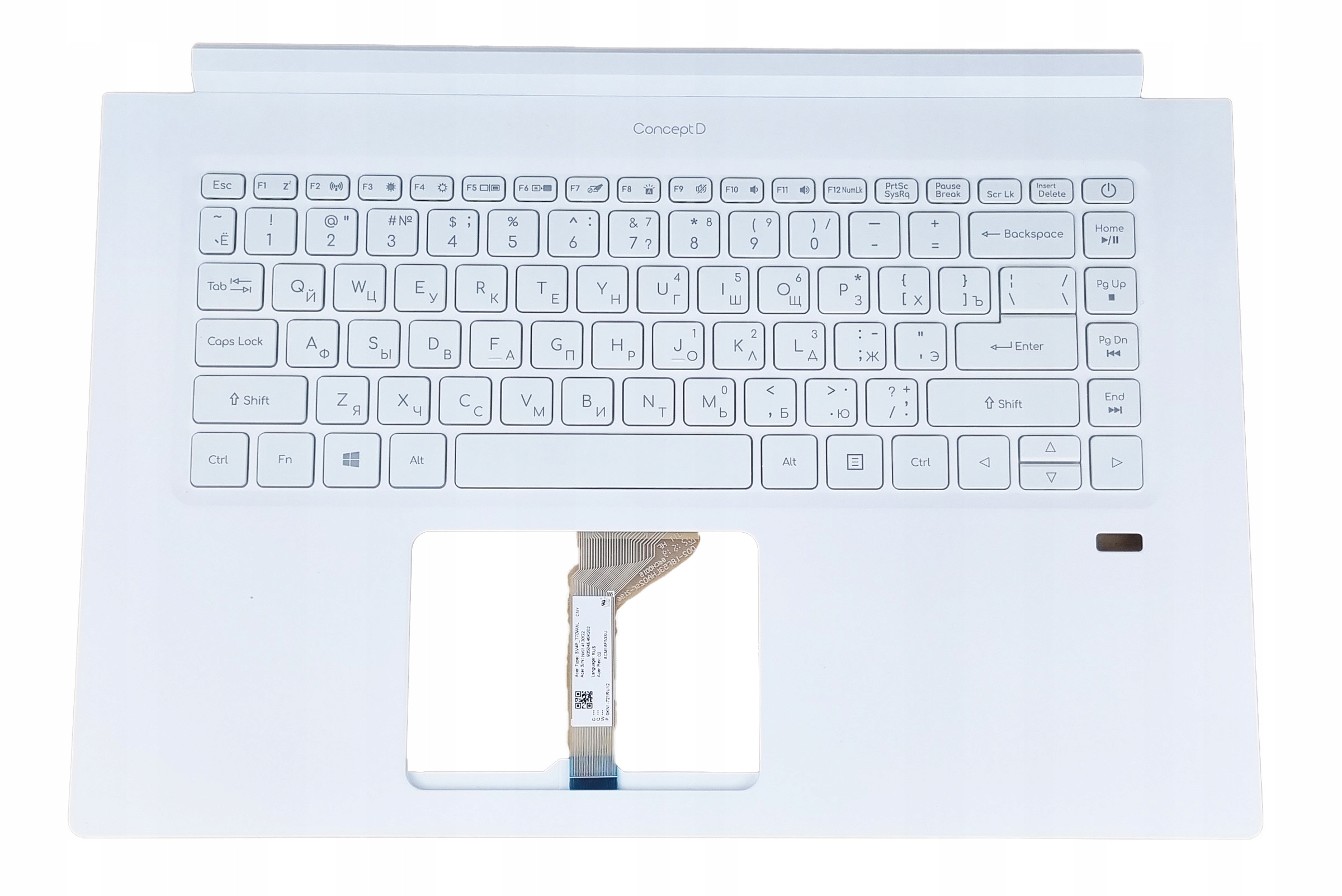 Nová Krytka Klávesnice Pre Notebook Acer Conceptd CN515-51 Ruská