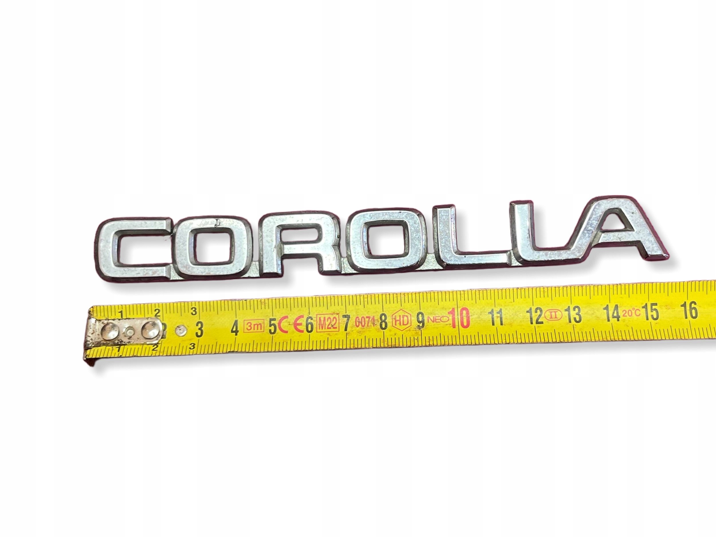 logo pour arrière trappe Toyota Corolla E10 MIX34 original