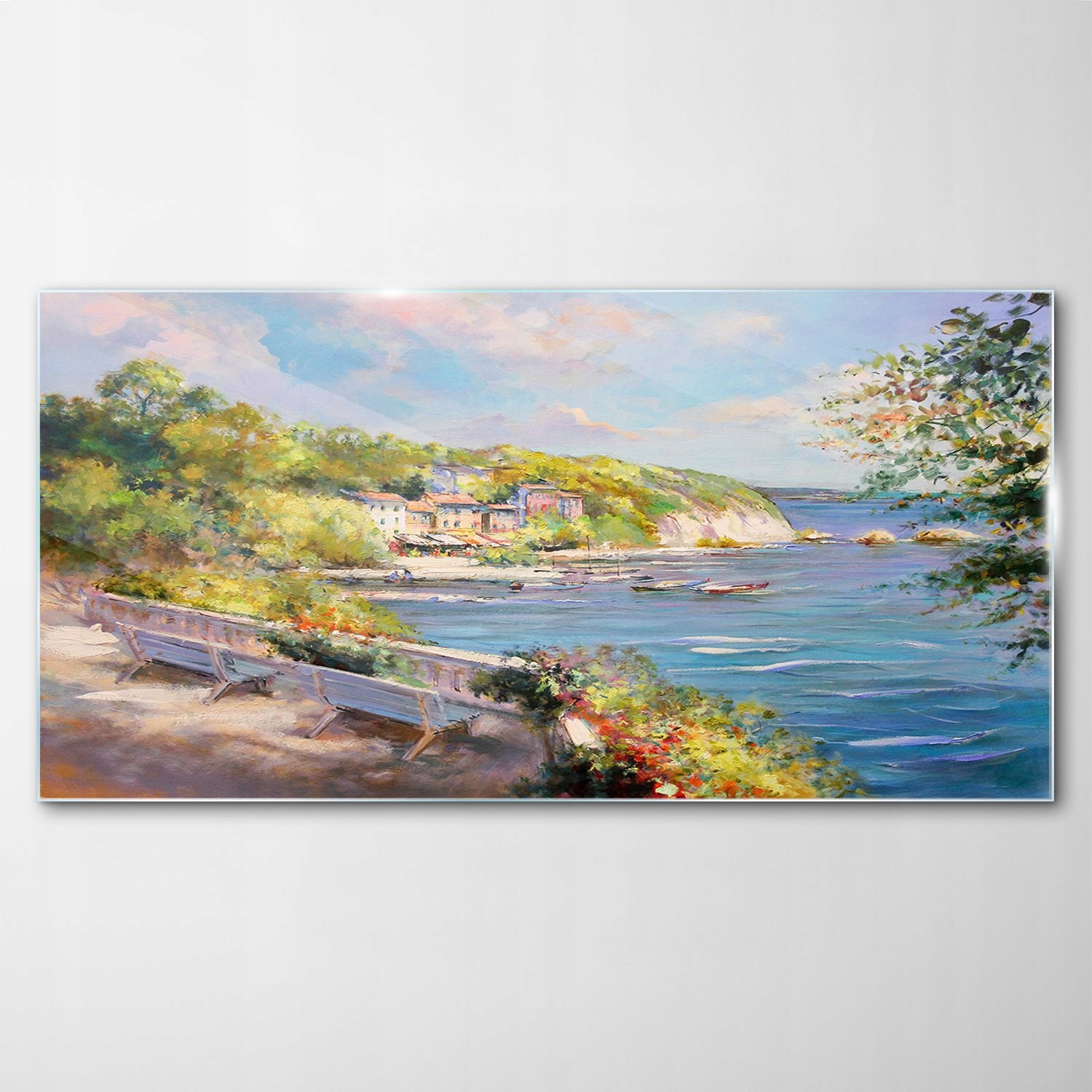 

Obraz Szklany Dekor Krajobraz Włochy Zatoka 120x60