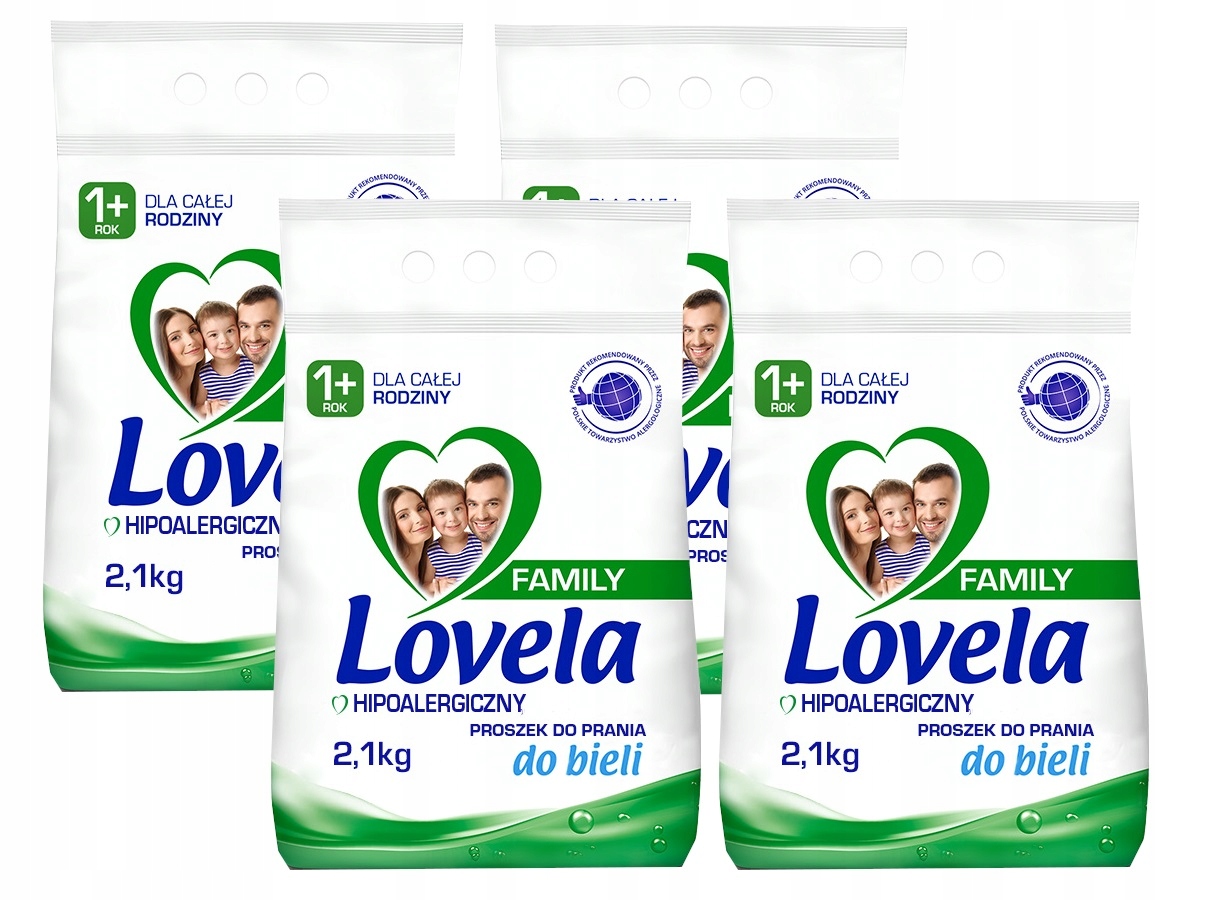 

Lovela Proszek Family 4 x 2,1kg 112 pr Biel
