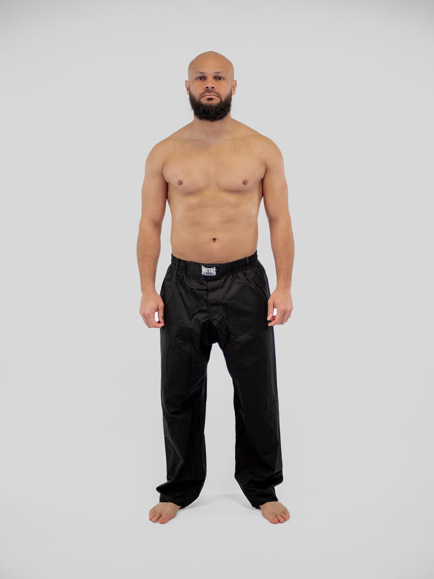 Metal Boxe Spodnie Kickboxing Prima Czarne